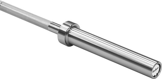 Ίσια Μπάρα Ολυμπιακού Τύπου Φ50 15kg Μήκους 180cm με Κολάρα Μανταλάκια