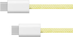 Usb Type C Cable Usb Type C 60 W 1 M Yellow Kruger&matz Basic