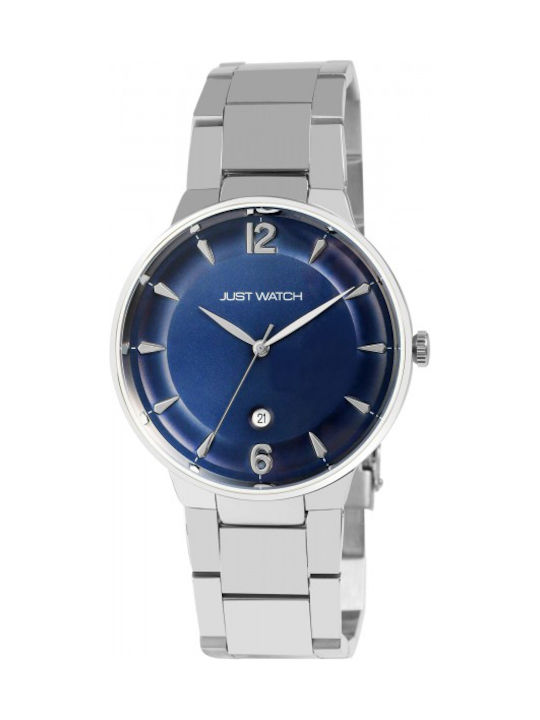 Just Watch Damen Uhr mit Silber Metallarmband