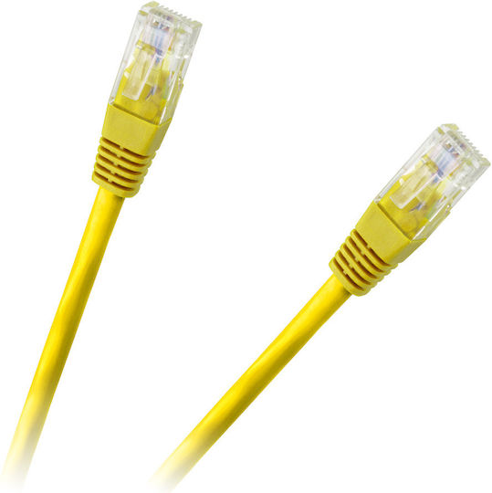 U/UTP Cat.8c (40Gbps) Καλώδιο Δικτύου Ethernet 1m Κίτρινο