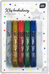 Interdruk Glitzerkleber Stern 6x10 5ml