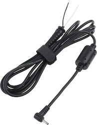 Angled Plug 2.5/0.6 19v/2.1a Power Supply Cable Rebel Installation
