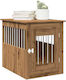 vidaXL Dog House Outdoor Brown 55x75x65cm