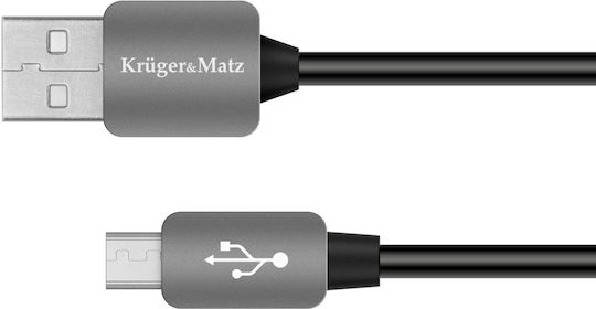 Usb Cable Micro Usb Male To Male 1.0m Kruger&matz