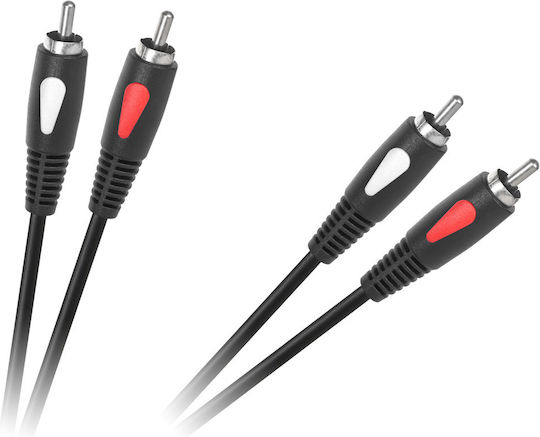 Cable 2rca-2rca 0.5m Cabletech Eco-line