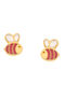 Kinderohrringe Gold 9 Karat Emaille