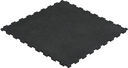 Gym Puzzle Floor Mat 100x100x2cm 1 Piece Black