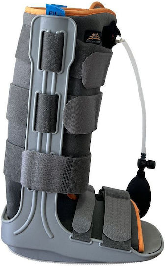 Medical Brace Groß Schiene Luft Knöchel Linke Seite Kinder in Gray Farbe MB.6017/L