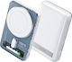 WK WP-52 MagSafe Power Bank 10000mAh 20W με Θύρα USB-C Λευκό