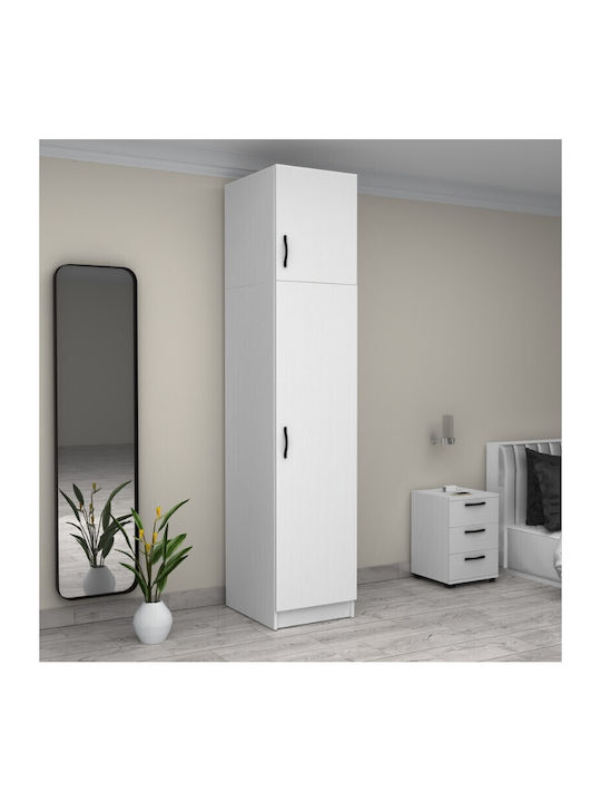 Einzeltür Kleiderschrank Victoria mit Aufsatz W...