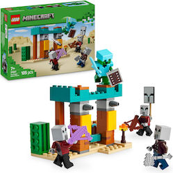LEGO Minecraft Der Illager Wüstenpatrouille Für 7+ Jahre 105 Stück