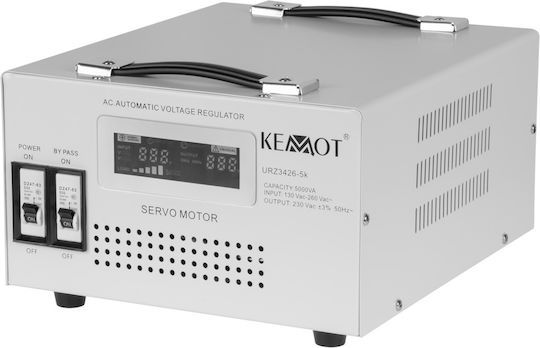Kemot Mser-5000 Automatic Voltage Stabilizer 5000 Va Servomotor