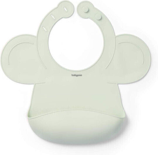 Babyono Wasserdichte Silikon Baby Lätzchen mit Verschlussart mit Taste & Tasche Mint für 6 m+ Babyono Wasserdichte Silikon Baby Lätzchen mit Verschlussart mit Taste & Tasche Mint für 6 m+