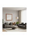HomeMarkt Harry Καθρέπτης Τοίχου με Μπεζ Ξύλινο Πλαίσιο 87x87cm