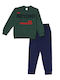 Kids Sweatpants Set Green 2pcs
