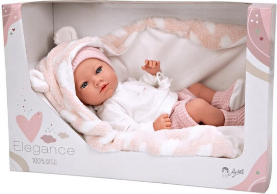 Munecas Arias Păpușă Bebe Elegance 38 cm