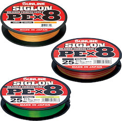 Sunline Siglon Pe X8 #1.7pe 300m-portocaliu