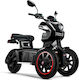 I-tank Electric Tricycle with Top Speed 70km/h Autonomy 100km Black Color