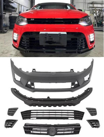 Μπροστινός Προφυλακτήρας Vw Polo 6r 2009-2017 Wrc Look Μάσκα