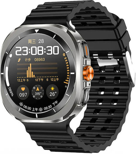 Z7 Ultra Smartwatch with Heart Rate Monitor (Black)