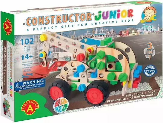 Alexander Toys Holz-Bauspielzeug für Kinder ab 4+ Jahre Jahren