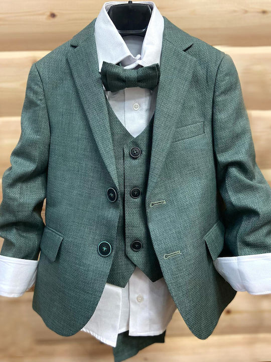 Kids Clothing Sets Green 2 Pieces