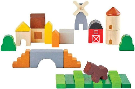 Plan Toys Дървени Конструктори За Възраст 1.5+ Години