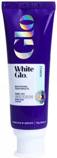 White Glo Purple Toothpaste for Whitening 115gr