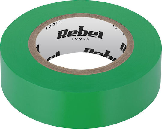 Rebel Adhesive Insulation Tape 0.13 Mm X 19 Mm X 20 Yd Green