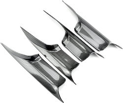 Set 4 mânere interioare uși Motor10 față spate Bmw Seria 7 F01 F02 F04 51419115533 negru carbon
