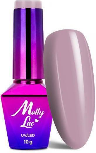 Molly Lac Semi-Permanent Nail Polish 212 with Glitter 10ml 10gr 1pcs
