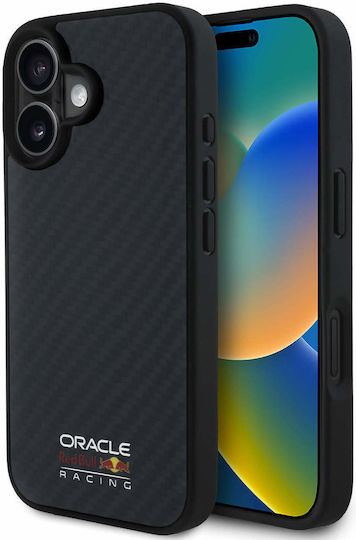 Red Bull Umschlag Rückseite Kunststoff / Silikon Schwarz (iPhone 16)