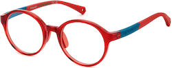 Polaroid Kinder Acetat Brillengestelle Rot PLD ...