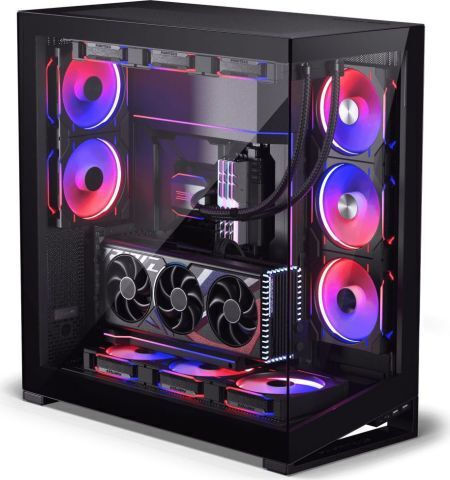 Phanteks NV9 MKII Gaming Full Tower Κουτί Υπολογιστή με Πλαϊνό Παράθυρο και RGB Φωτισμό Μαύρο