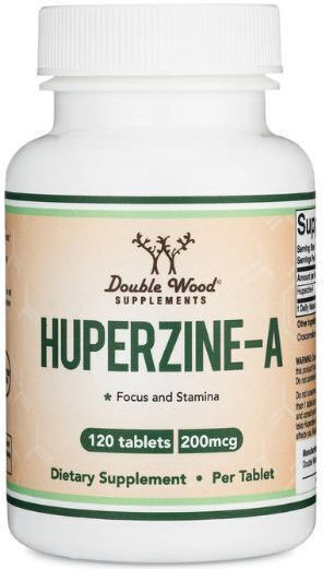 Double Wood Huperzine-a Добавка за Памет и Концентрация 120 Таблетки