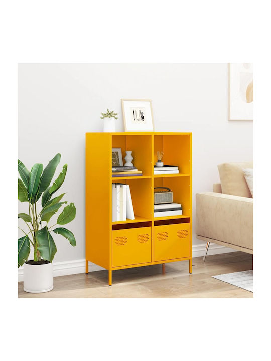 Βιβλιοθήκη Mustard 68x39x103.5εκ.
