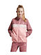 Tiberio Kids Sports Windproof Jacket with Hood Pink