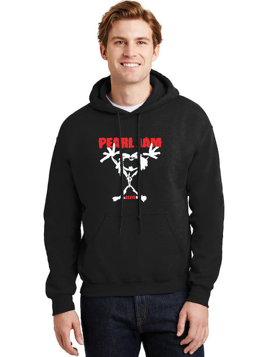 Hoodie Pearl Jam Alive Rock Avenue Schwarz