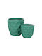 Flower Pot 41x39.6cm Set 2pcs Turquoise