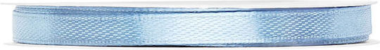Satin Ribbon Misty Blue 6mm/25m