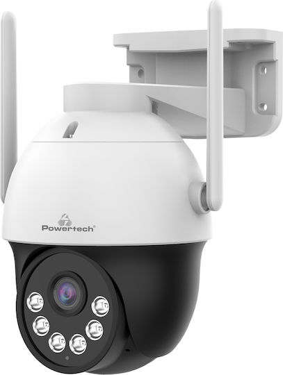 Powertech PT-1339 IP Κάμερα Παρακολούθησης Wi-Fi Full HD+ 3MP Αδιάβροχη με Αμφίδρομη Επικοινωνία και Φακό 4mm