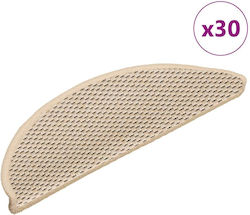 Vidaxl Treppenstufen-Aufkleber 30 Stück Sisal B...
