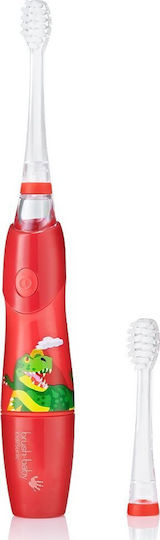 Brush Baby Kidz Sonic Παιδική Ηλεκτρική Οδοντόβουρτσα για 3+ Χρονών Dinosaur με Ανταλλακτικά