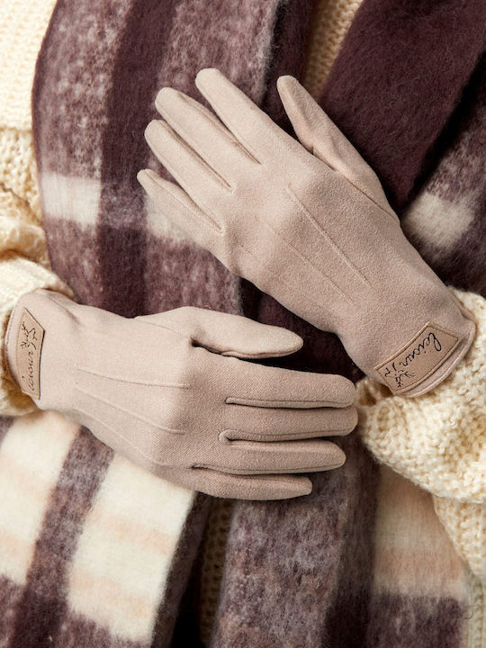 Unisex Gloves Beige