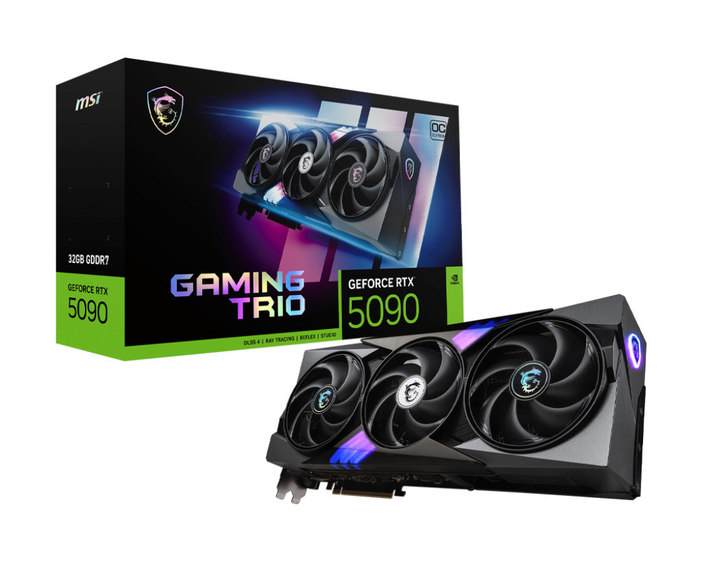 MSI GeForce RTX 5090 32GB GDDR7 Gaming Trio OC Κάρτα Γραφικών