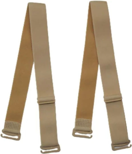 Tres Chic BH-Träger Beige aus Metall