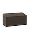 vidaXL Outdoor Storage Box Brown L110xW50xH58cm