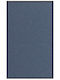 vidaXL Fußmatte Rutschfest Blau 150x90cm