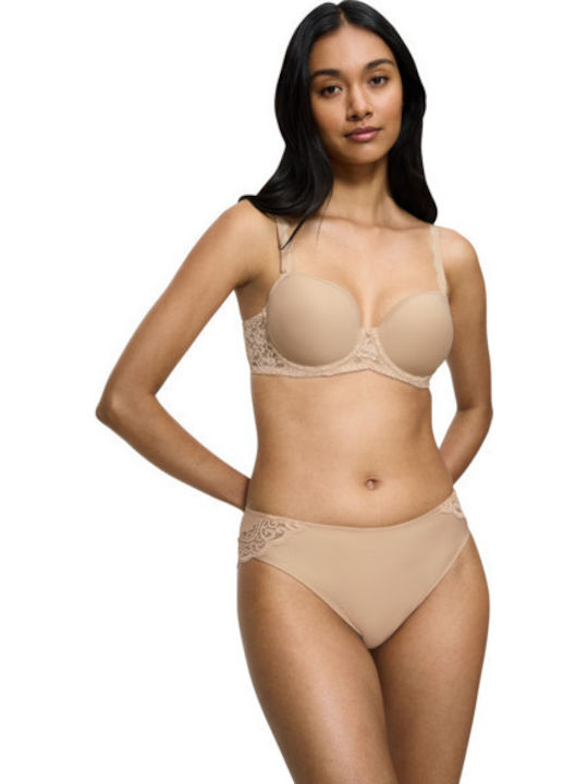Triumph Amourette Tai Γυναικείο Slip Μπεζ