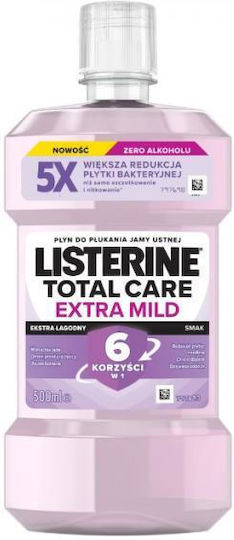 Listerine Total Care Extra Mild Στοματικό Διάλυμα 500ml